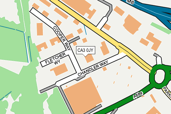 CA3 0JY map - OS OpenMap – Local (Ordnance Survey)