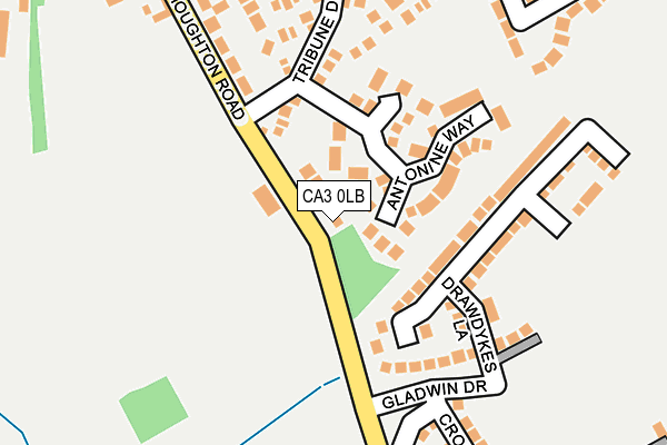 CA3 0LB map - OS OpenMap – Local (Ordnance Survey)