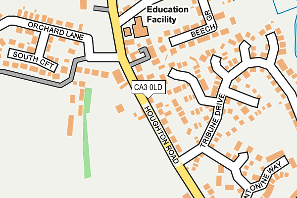 CA3 0LD map - OS OpenMap – Local (Ordnance Survey)