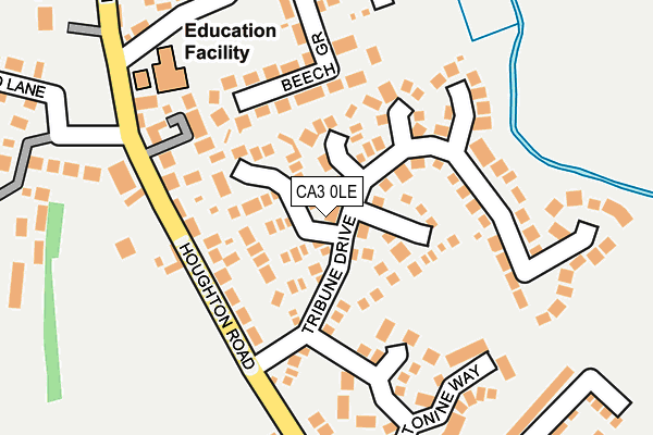 CA3 0LE map - OS OpenMap – Local (Ordnance Survey)