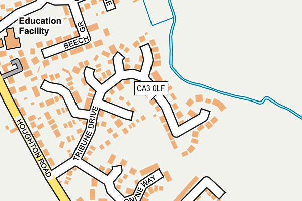 CA3 0LF map - OS OpenMap – Local (Ordnance Survey)