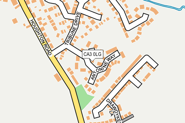 CA3 0LG map - OS OpenMap – Local (Ordnance Survey)