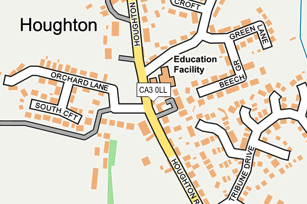 CA3 0LL map - OS OpenMap – Local (Ordnance Survey)