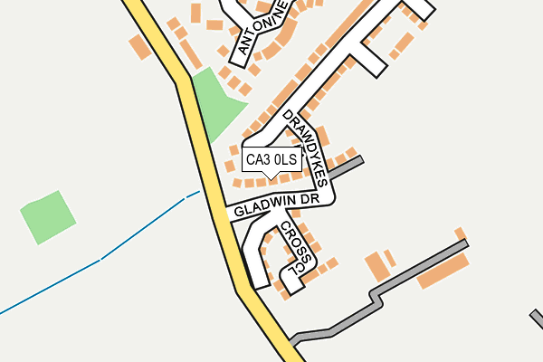 CA3 0LS map - OS OpenMap – Local (Ordnance Survey)