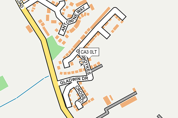 CA3 0LT map - OS OpenMap – Local (Ordnance Survey)