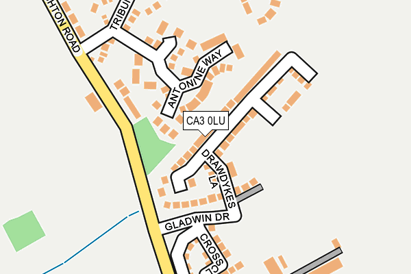 CA3 0LU map - OS OpenMap – Local (Ordnance Survey)