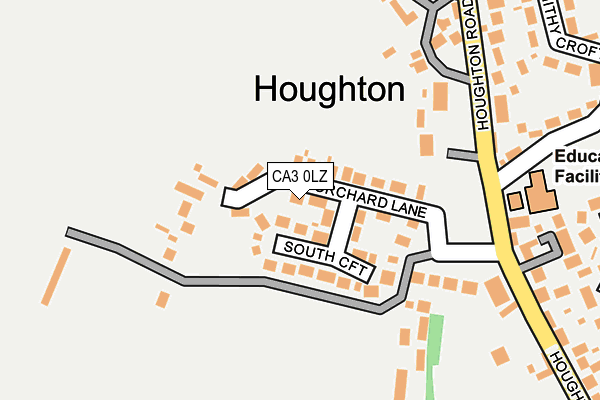 CA3 0LZ map - OS OpenMap – Local (Ordnance Survey)