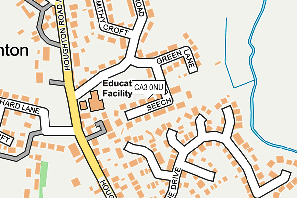 CA3 0NU map - OS OpenMap – Local (Ordnance Survey)