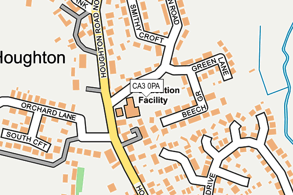 CA3 0PA map - OS OpenMap – Local (Ordnance Survey)