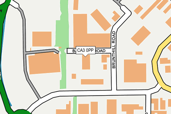 CA3 0PP map - OS OpenMap – Local (Ordnance Survey)