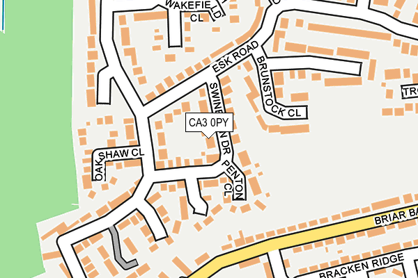 CA3 0PY map - OS OpenMap – Local (Ordnance Survey)