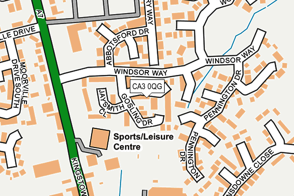 CA3 0QG map - OS OpenMap – Local (Ordnance Survey)