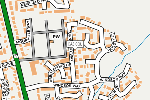 CA3 0QL map - OS OpenMap – Local (Ordnance Survey)