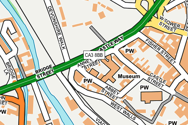 CA3 8BB map - OS OpenMap – Local (Ordnance Survey)