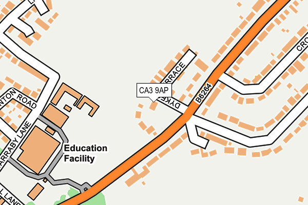 CA3 9AP map - OS OpenMap – Local (Ordnance Survey)