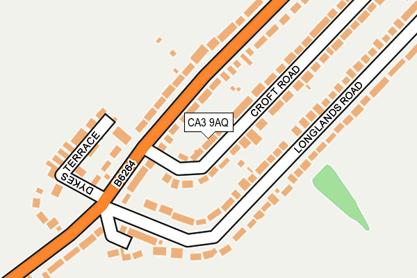 CA3 9AQ map - OS OpenMap – Local (Ordnance Survey)