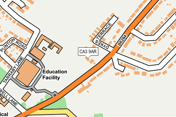 CA3 9AR map - OS OpenMap – Local (Ordnance Survey)