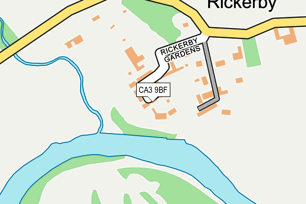 CA3 9BF map - OS OpenMap – Local (Ordnance Survey)