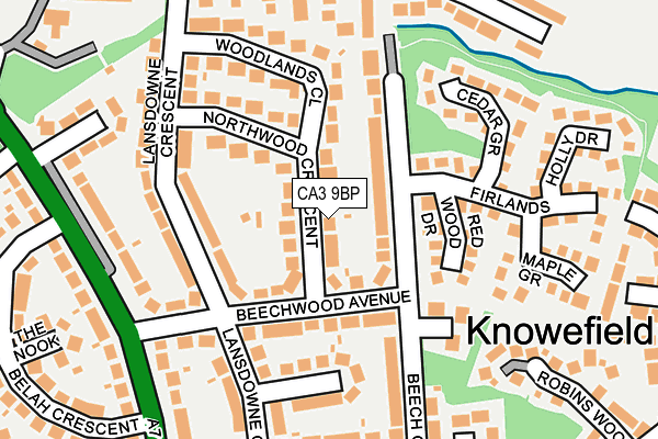 CA3 9BP map - OS OpenMap – Local (Ordnance Survey)