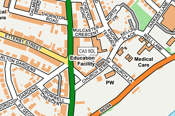 CA3 9DL map - OS OpenMap – Local (Ordnance Survey)