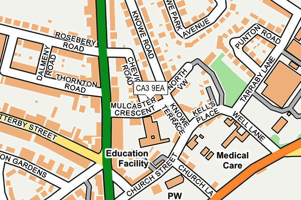 CA3 9EA map - OS OpenMap – Local (Ordnance Survey)