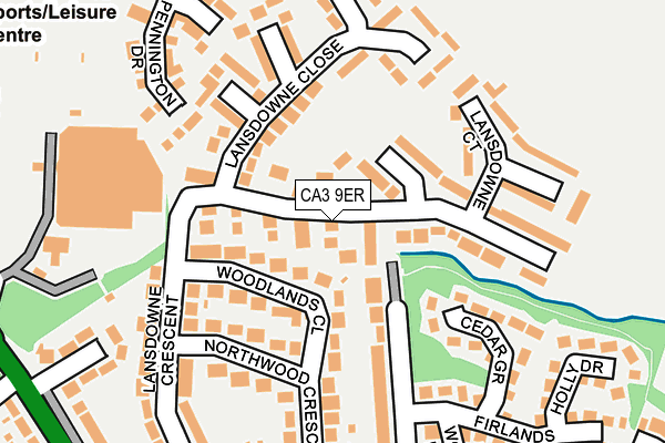 CA3 9ER map - OS OpenMap – Local (Ordnance Survey)