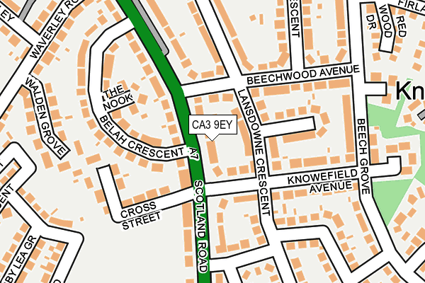 CA3 9EY map - OS OpenMap – Local (Ordnance Survey)