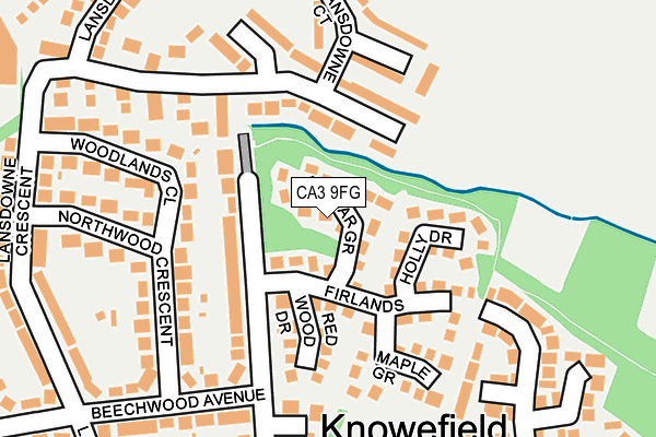 CA3 9FG map - OS OpenMap – Local (Ordnance Survey)