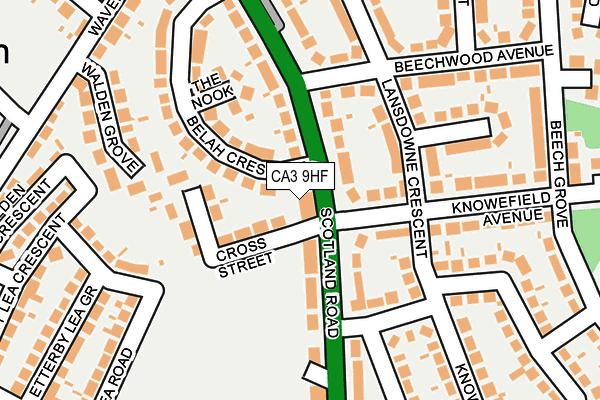 CA3 9HF map - OS OpenMap – Local (Ordnance Survey)