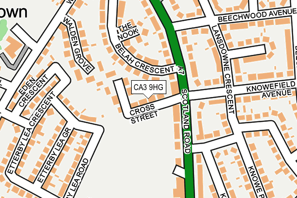 CA3 9HG map - OS OpenMap – Local (Ordnance Survey)