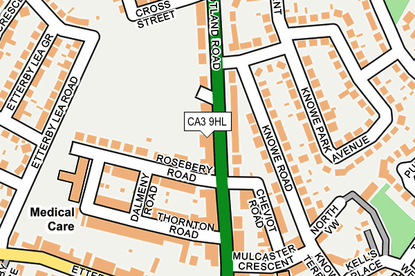 CA3 9HL map - OS OpenMap – Local (Ordnance Survey)