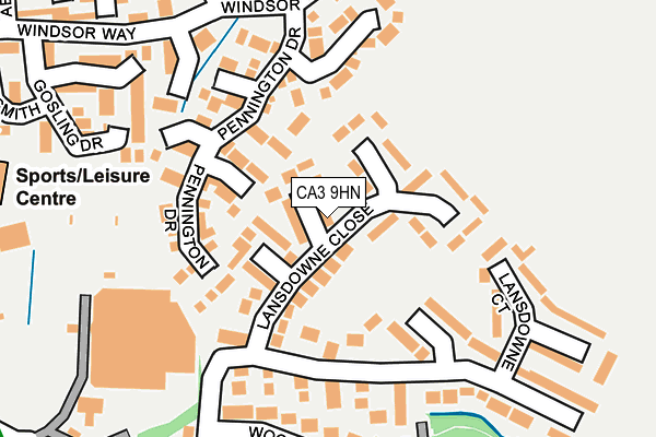 CA3 9HN map - OS OpenMap – Local (Ordnance Survey)