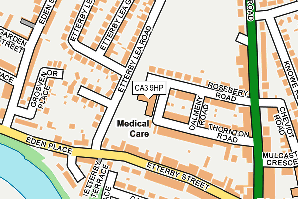 CA3 9HP map - OS OpenMap – Local (Ordnance Survey)