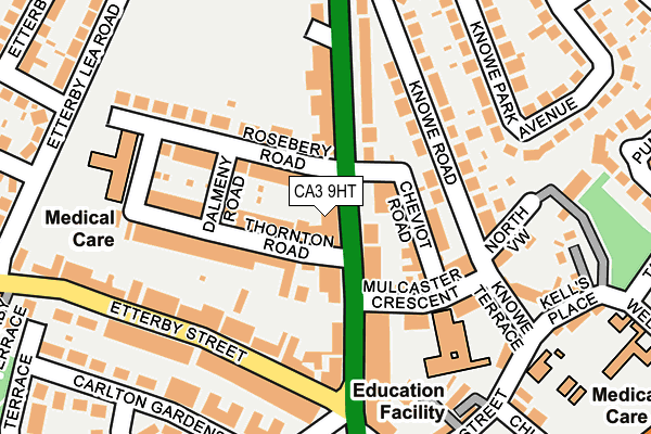 CA3 9HT map - OS OpenMap – Local (Ordnance Survey)