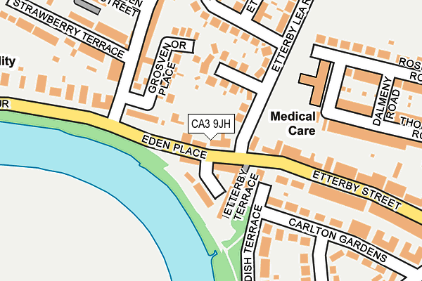 CA3 9JH map - OS OpenMap – Local (Ordnance Survey)