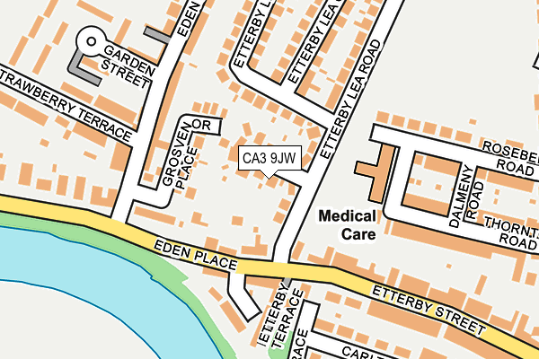CA3 9JW map - OS OpenMap – Local (Ordnance Survey)