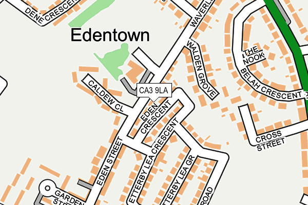 CA3 9LA map - OS OpenMap – Local (Ordnance Survey)