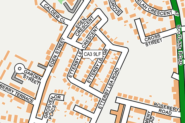 CA3 9LF map - OS OpenMap – Local (Ordnance Survey)