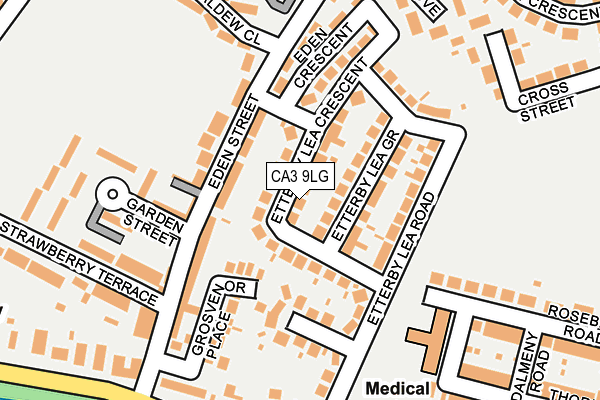 CA3 9LG map - OS OpenMap – Local (Ordnance Survey)