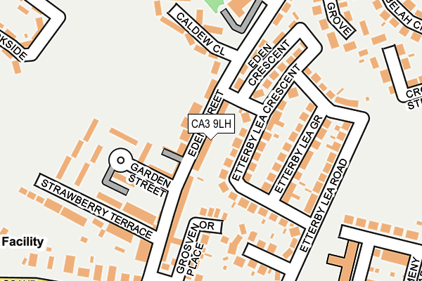 CA3 9LH map - OS OpenMap – Local (Ordnance Survey)