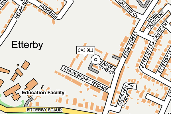 CA3 9LJ map - OS OpenMap – Local (Ordnance Survey)