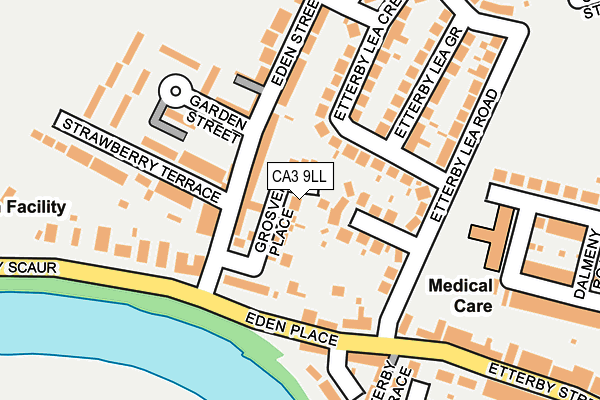 CA3 9LL map - OS OpenMap – Local (Ordnance Survey)