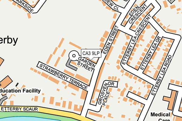 CA3 9LP map - OS OpenMap – Local (Ordnance Survey)