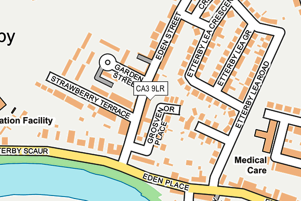 CA3 9LR map - OS OpenMap – Local (Ordnance Survey)