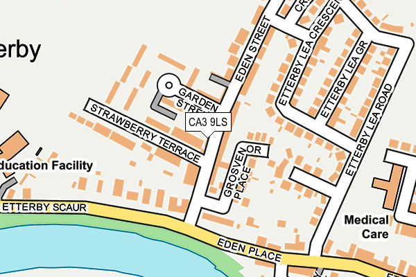 CA3 9LS map - OS OpenMap – Local (Ordnance Survey)