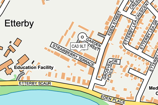 CA3 9LT map - OS OpenMap – Local (Ordnance Survey)