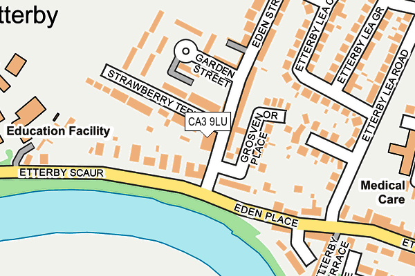 CA3 9LU map - OS OpenMap – Local (Ordnance Survey)