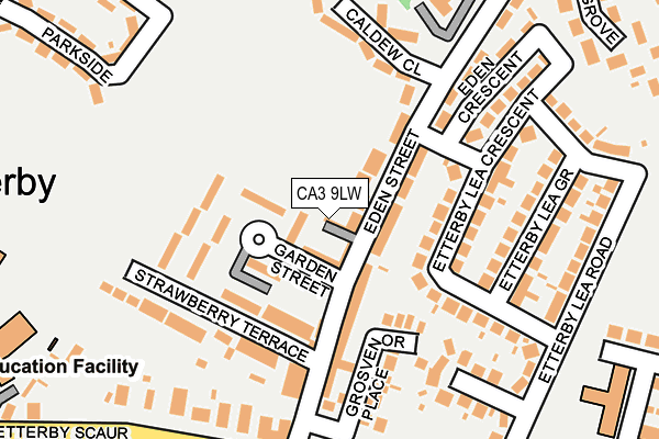 CA3 9LW map - OS OpenMap – Local (Ordnance Survey)