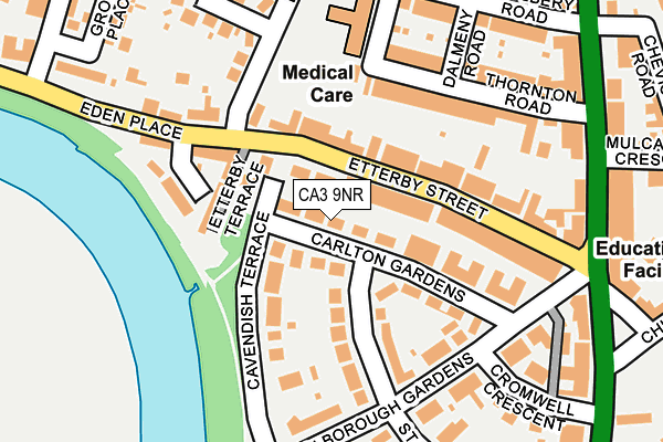 CA3 9NR map - OS OpenMap – Local (Ordnance Survey)