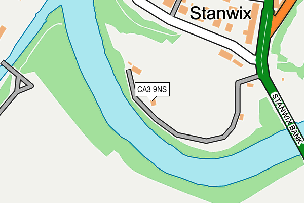 CA3 9NS map - OS OpenMap – Local (Ordnance Survey)